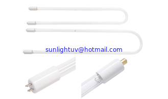 150W U shape 254nm 185nm Ultraviolet disinfection ozone UVC germicidal light uv fluorescent lamp steri purifier