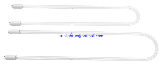 HO 240W U shape 254nm 185nm Ultraviolet disinfection ozone UVC germicidal light uv fluorescent lamp steri purifier